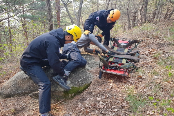 꾸미기고성소방서, 2020년 봄철 산악사고 인명구조훈련-메인.jpeg