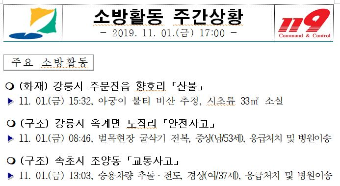 소방활동_주간상황(11.01._금).JPG