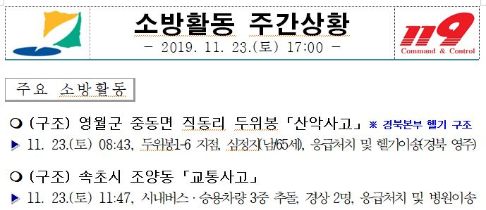 소방활동_주간상황(11.23._토).JPG