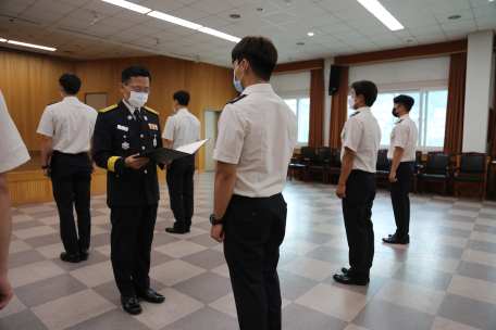 춘천소방서, 소방공무원 인사발령 신고식