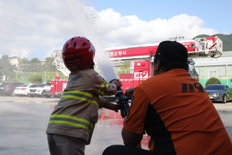 철원소방서 어린이 142명, 소방서 견학 체험으로 화재 안전 배워