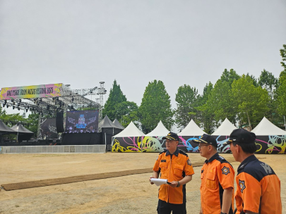 철원소방서, DMZ 피스트레인 뮤직페스티벌 대비 유관기관 합동 안전 점검 실시
