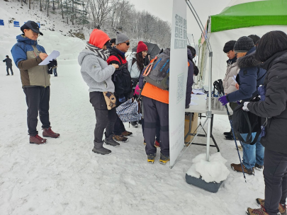 한탄강 얼음트레킹 축제 소방 CP 및 체험부스 운영(2024.1.13.~14.)