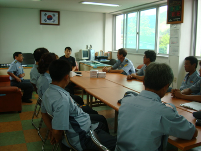 9월중 삼화의용소방대 정기교육 실시(북삼)