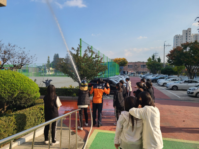 예람중학교 미래소방관 교육