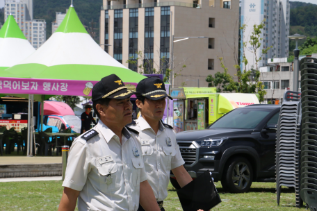 동해소방서, 2024 도째비페스타 현장 방문지도 실시