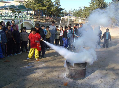 망상초등학교 소방안전체험교육