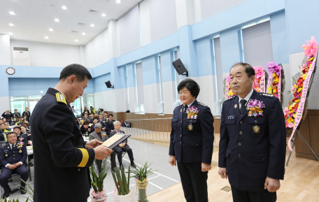 강릉소방서 의용소방대장 이취임식