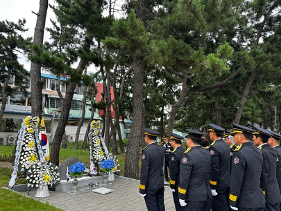 강릉소방서 제7주기 강릉 석란정 화재 순직 소방공무원 추모식 실시