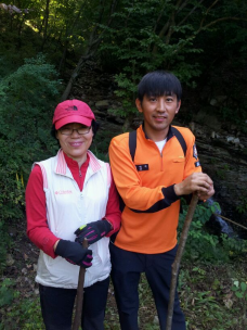 북방면 연엽산 조난자 구조현장