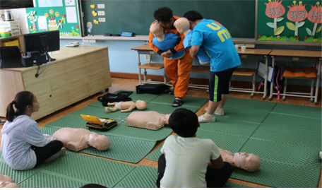 동창초 학생등, 찾아가는 소소심 소방안전교육 