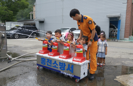 우성어린이집 원생 대상 어린이 안전교육 체험교실 실시