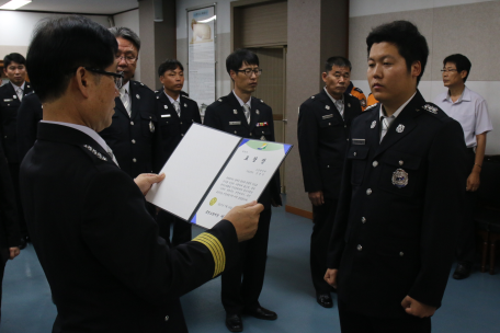 1. 홍천소방서, 안전관리분야 유공자로 심영석 소방관 선정