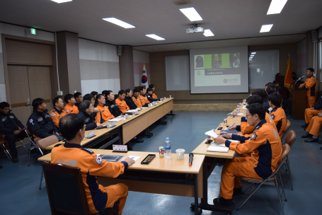 18.10.28 홍천읍 빌라화재 현장활동 화재방어검토회의