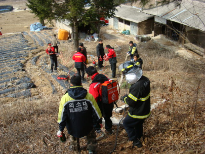 산불진화 합동 소방훈련 (서석119안전센터)