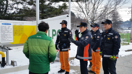 가스시설 및 노인요양시설 현지확인