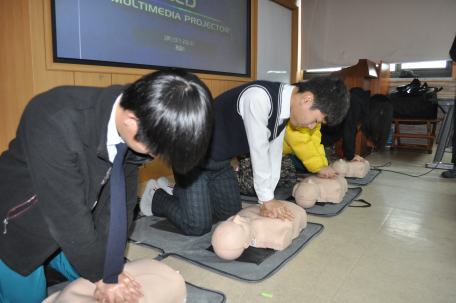 20151203 정선고등학교 CPR 및 화재대피 교육