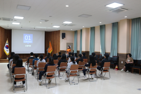 (23. 5. 26.) 평창소방서, 평창중학교 대상 미래소방관 체험교실