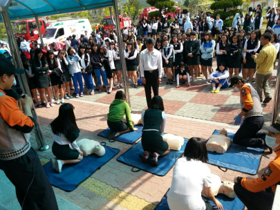 2014. 5. 7 삼척여자고등학교 소방안전교육