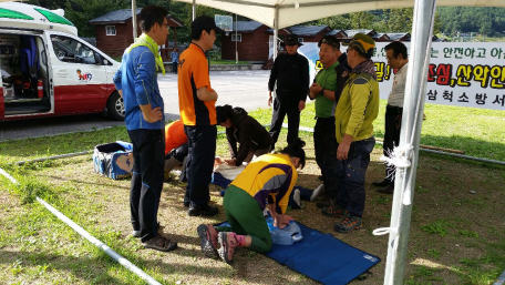 삼척소방서 등산 안전 지킴이 활동