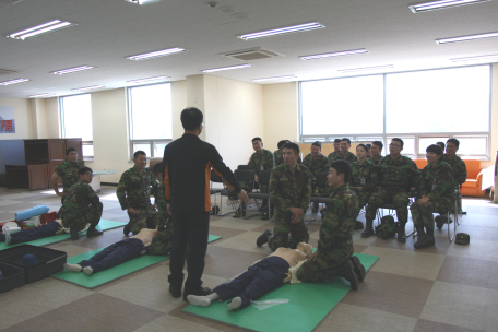 육군 22사단 구급교관 교육 실시