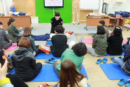 태백 국공립 보육직원 안전체험교육 실시