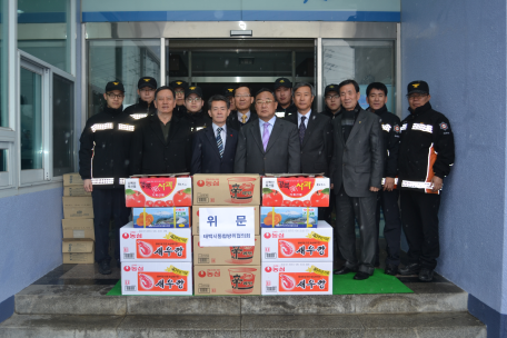 태백시통합방위협의회 소방서 방문 위문품 전달