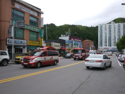 태백소방서, 소방출동로 확보 및 주정차 금지구간 집중 단속의 날 운영