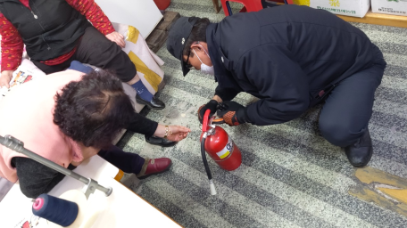 태백소방서, 4월 전통시장 점포점검의 날 운영