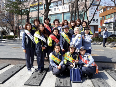 의소대원 소방차 길 터주기 홍보 캠페인