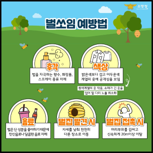 태백소방서, 벌쏘임 사고 대처 와 예방법 홍보