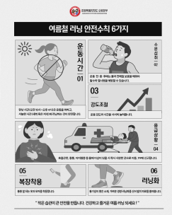 여름철 러닝 안전수칙 6가지!