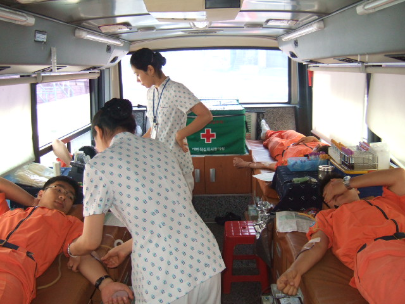 소방공무원 헌혈 2006년